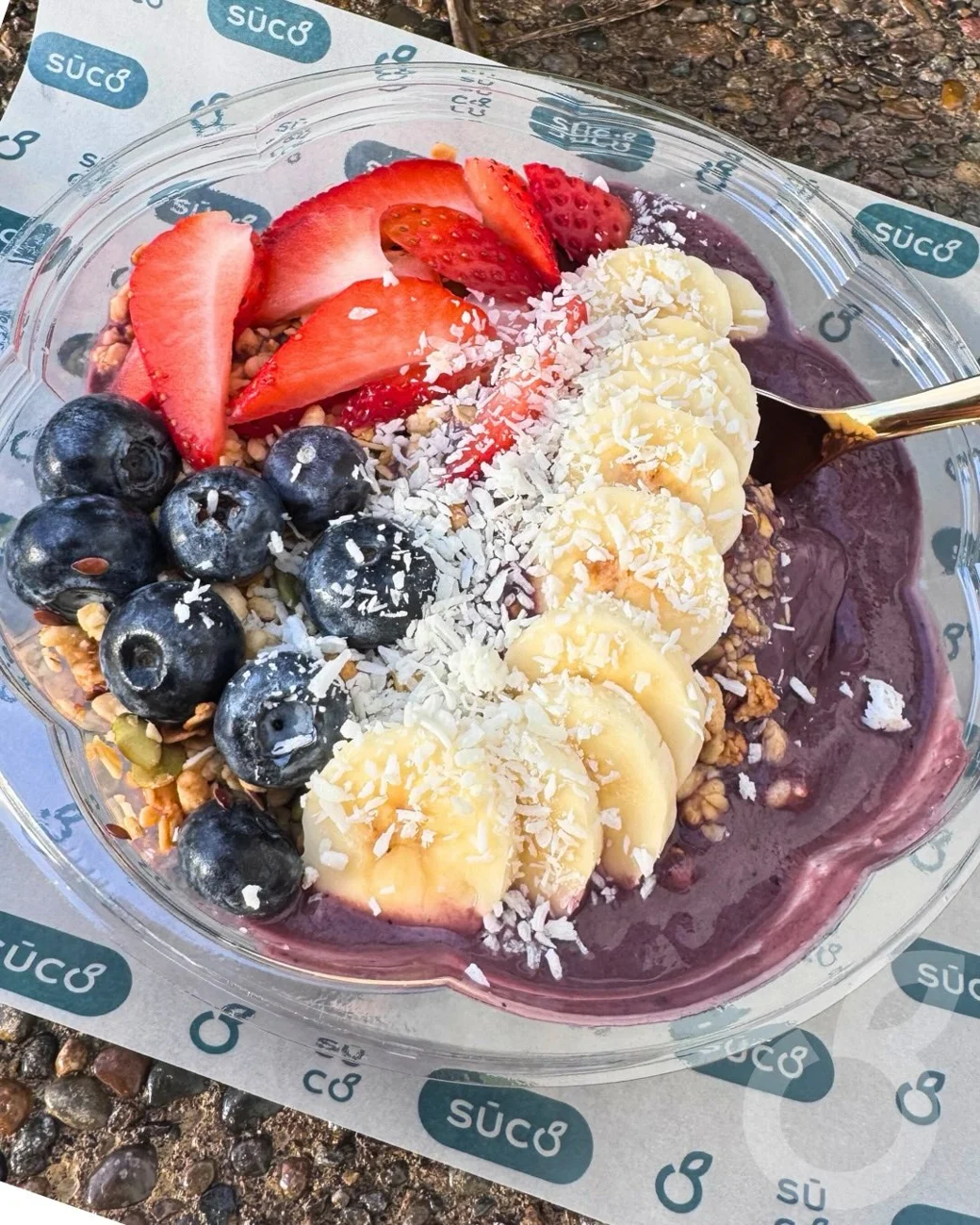 Acai photographed at Sūco Café Express